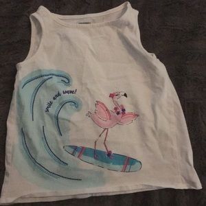 Gymboree sleeveless flamingo 3T shirt